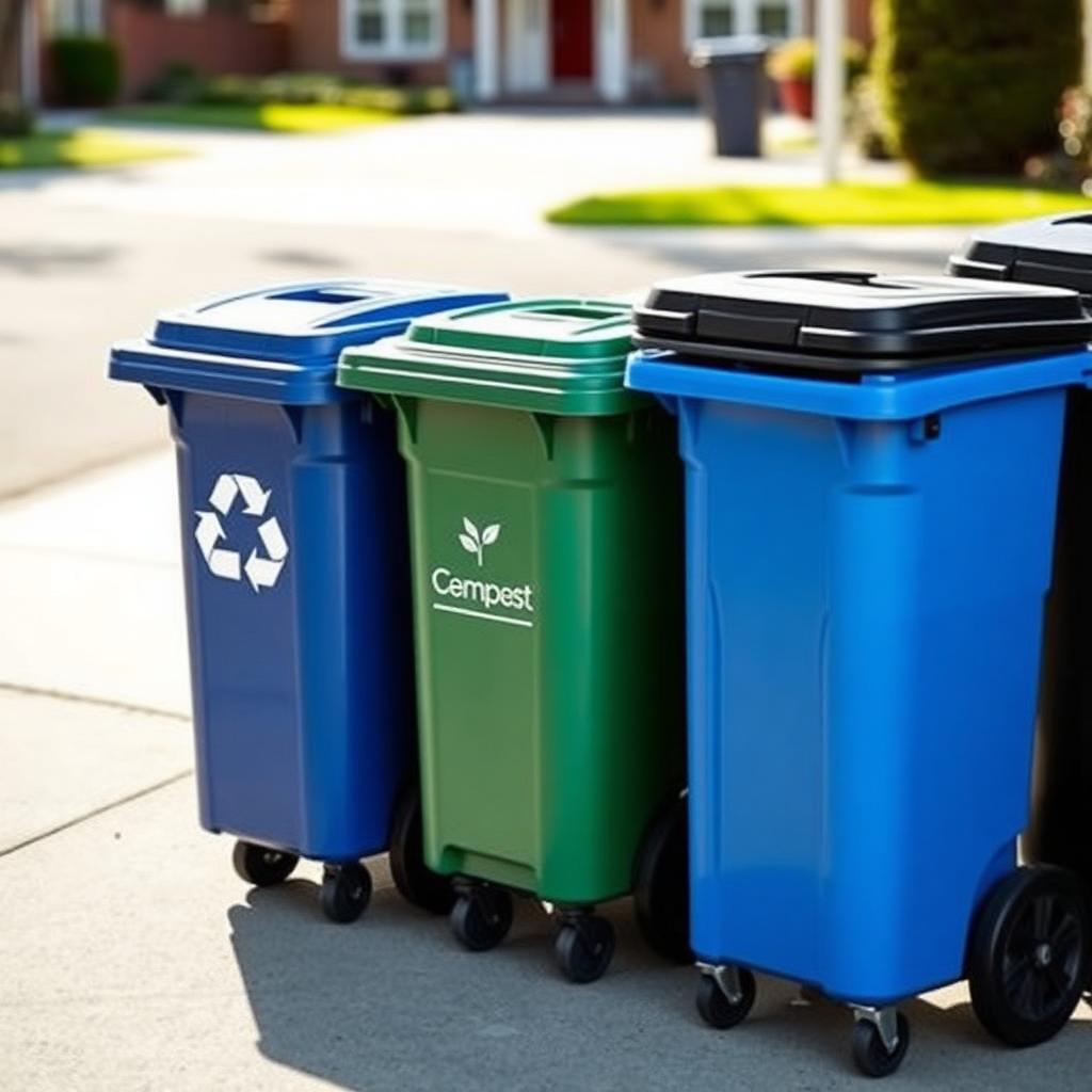 Organic & Recycling bins